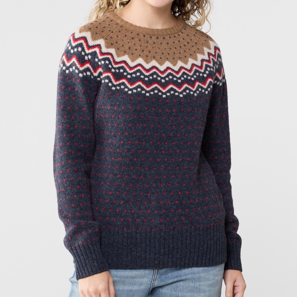 Women's Fjallraven Ovik Knit Wool Sweater Medium